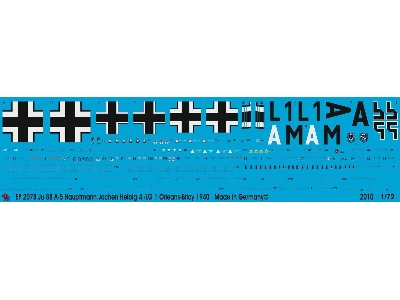 Ju 88 A-5 Hauptmann Jochen Helbig 4./Lg1 Orleans-bricy 1940 - image 1