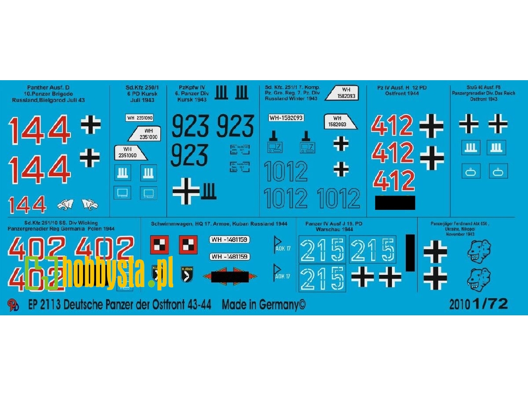 German Tank Markings Russia 1943-1944 - image 1