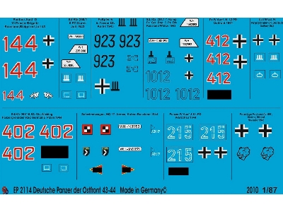 German Tank Markings Russia 1943-1944 - image 1