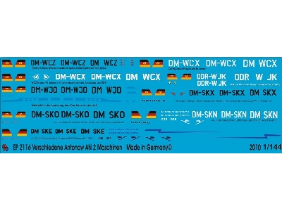 Civil Antonov An 2 Plane Markings - image 1