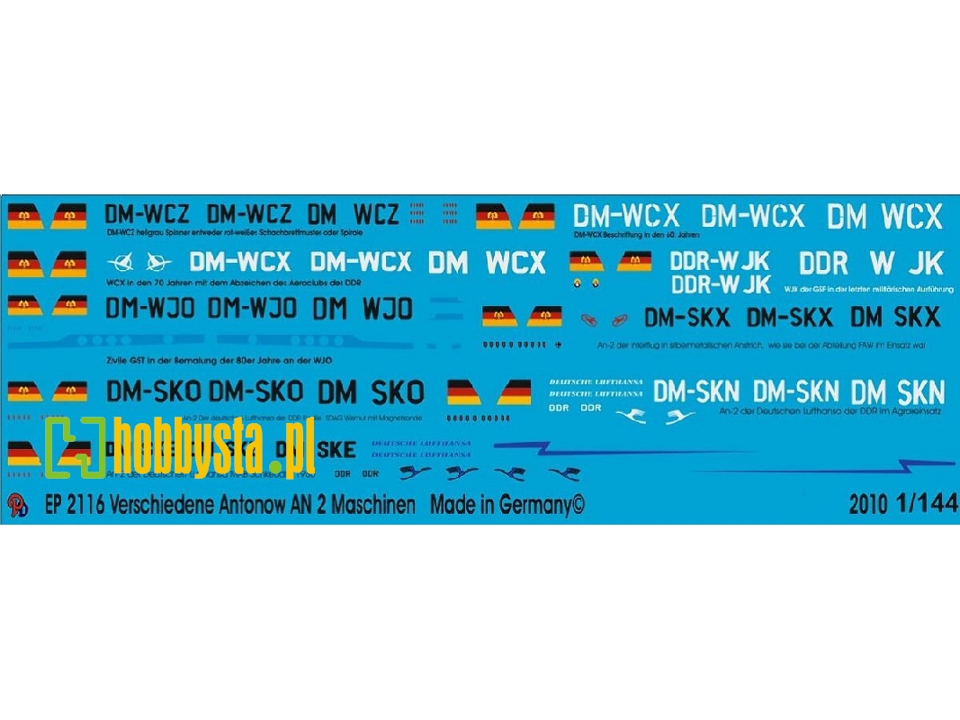Civil Antonov An 2 Plane Markings - image 1