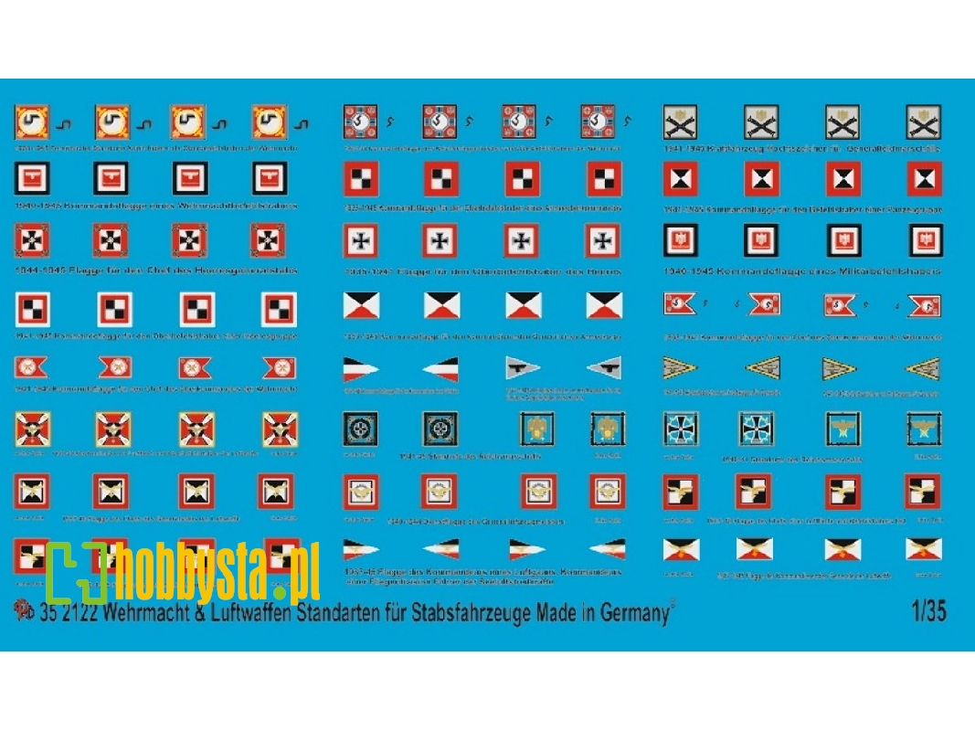 Standarts For Vehicles Of Wehrmacht Airforce And Waffen Ss - image 1