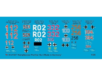 7 Different Panther Tank Markings No. 2 - image 1