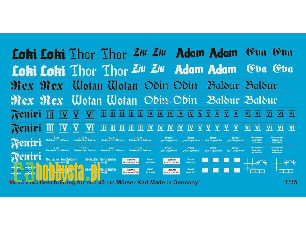 Markings For The Mörser Karl - image 1