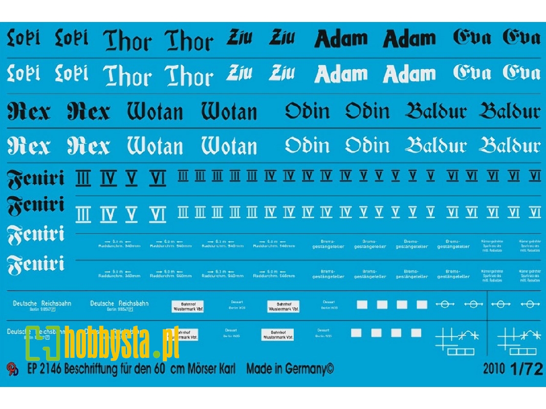 Markings For The Mörser Karl - image 1