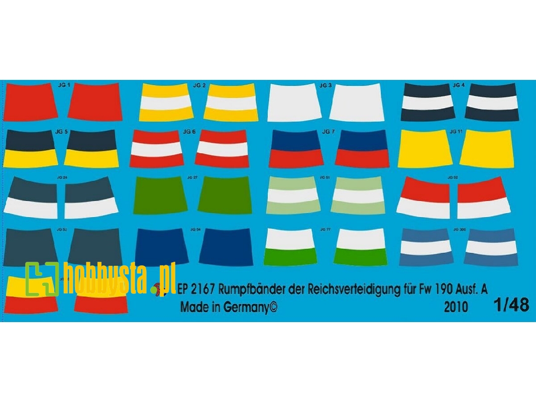 Tail Markings Of The Reich Defense For Fw 190 A - image 1