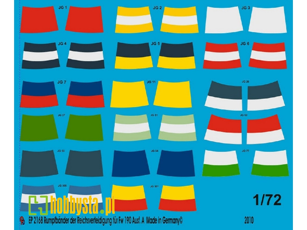 Tail Markings Of The Reich Defense For Fw 190 A - image 1