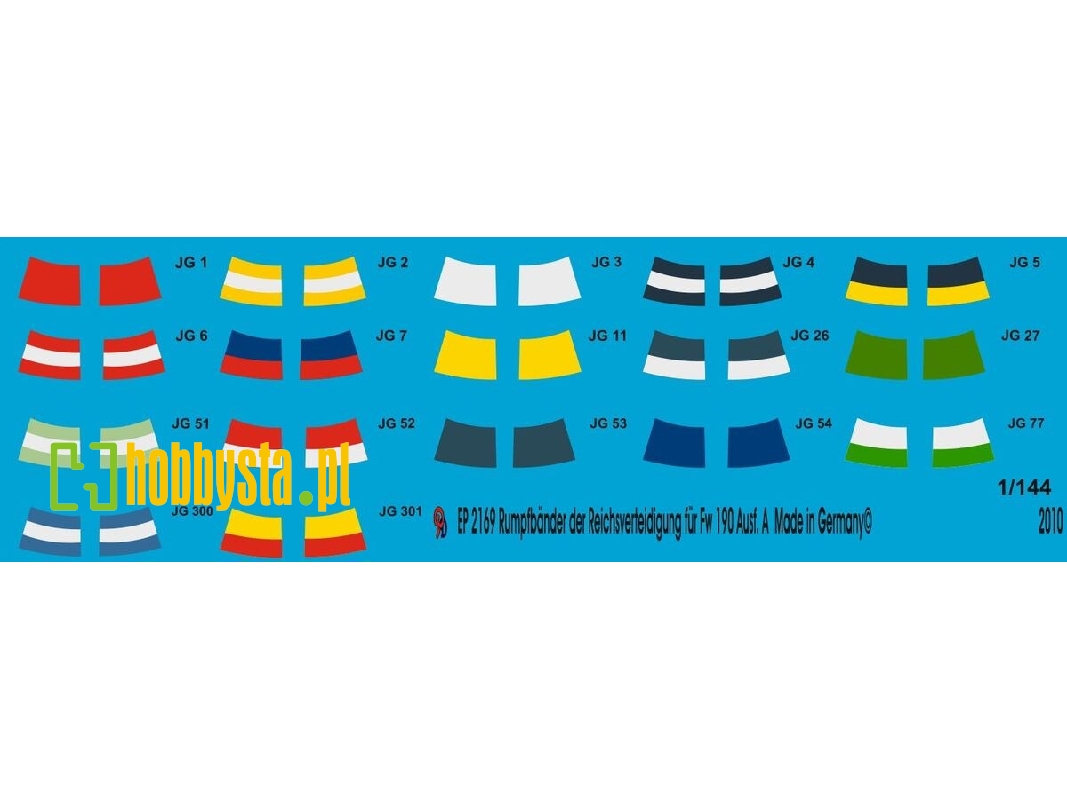 Tail Markings Of The Reich Defense For Fw 190 A - image 1