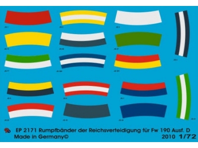Tail Markings Of The Reich Defense For Fw 190 D - image 1