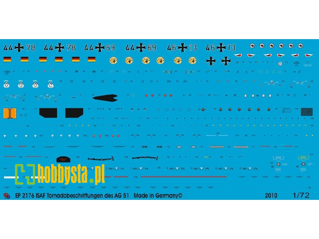 Isaf Tornado Markings For 3 Planes Ag 51 - image 1