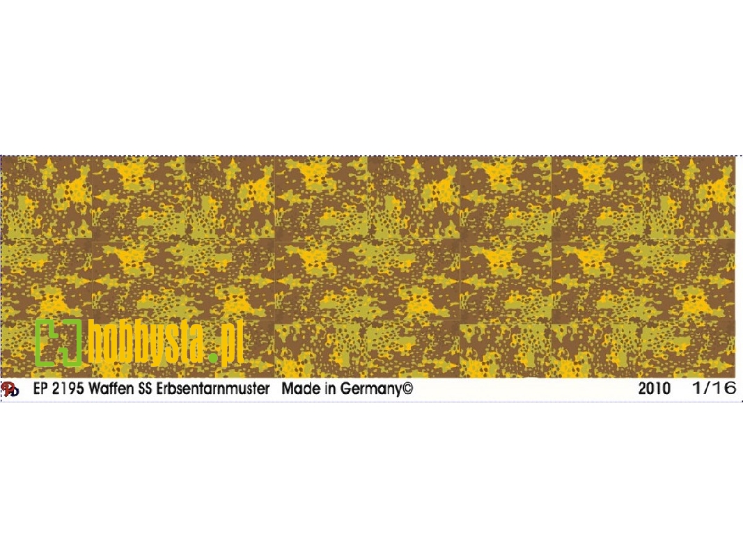 Camo Smoke Waffen Ss - Pea Camouflage Tarpaulin - image 1
