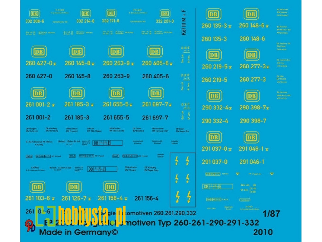 Labeling For Shunting Locomotive Type 260-261-290-291-332 - image 1