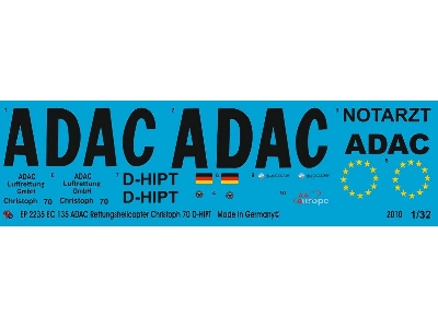Ec 135 Adac Rescue Helicopter Christoph 70 D-hipt - image 1