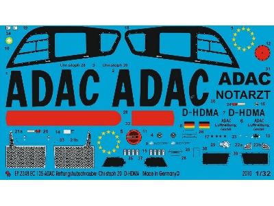 Ec 135 Adac Rescue Helicopter Christoph 20 D-hdma - image 1