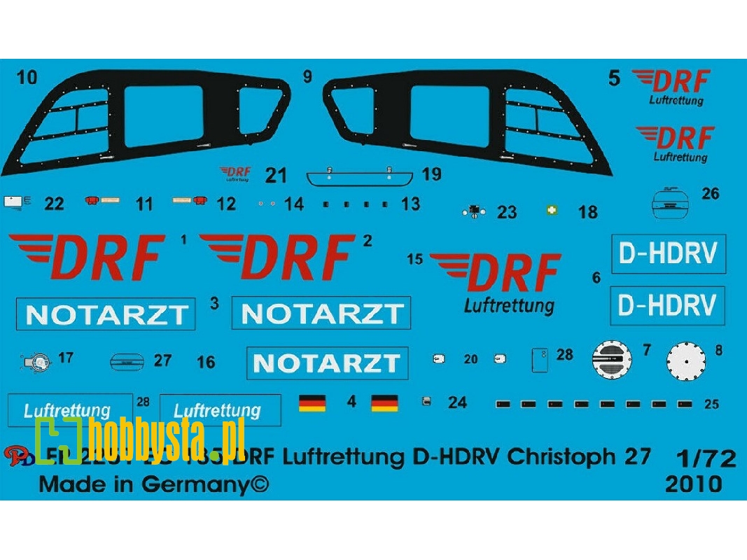 Ec 135 Drf Rescue Helicopter Christoph 27 D-hdrv - image 1