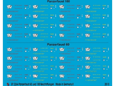 Markings For Panzerfaust 60 And 100 - image 1