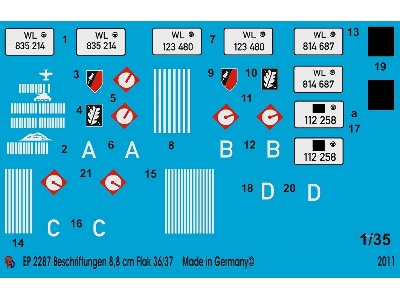 Markings For The German 8,8 Cm Flak 36 - image 1