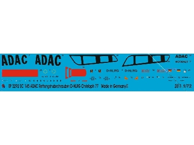 Ec 145 Adac Rescue Helicopter D-hlrg Christoph 77 - image 1