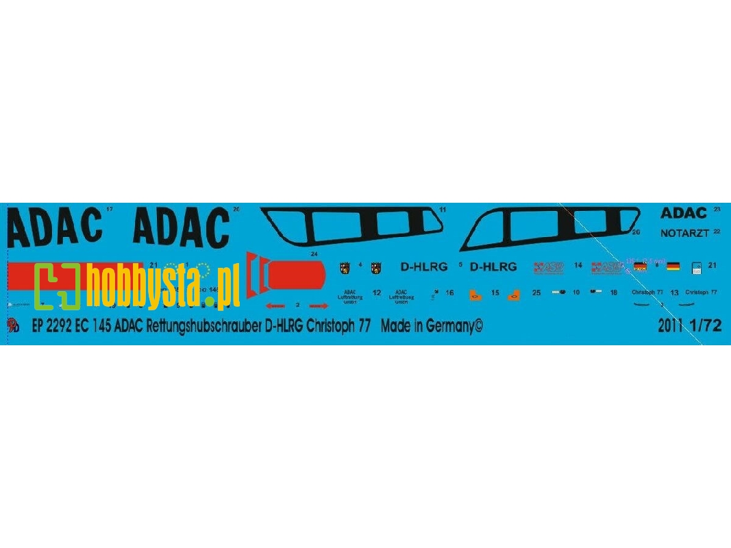 Ec 145 Adac Rescue Helicopter D-hlrg Christoph 77 - image 1