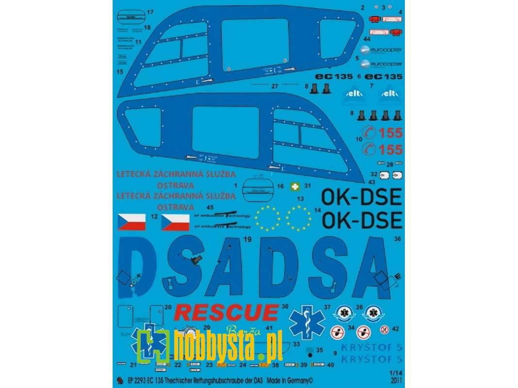 Ec 135 Krystof 5 Czech Rescue Helicopter Of The Das - image 1