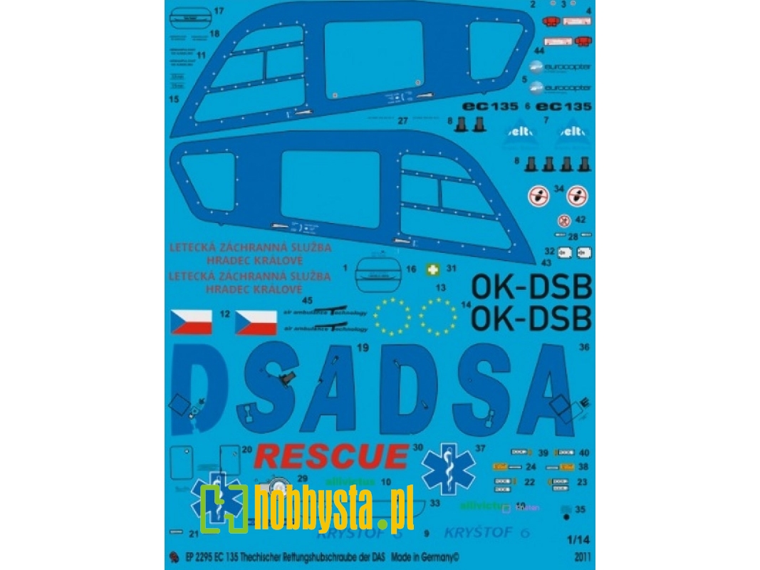 Ec 135 Krystof 6 Czech Rescue Helicopter Of The Das - image 1