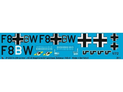 Fw 200 Condor 1./Kg 40 Hauptmann Edmund Daser, Bordeaux 1940-1941 - image 1