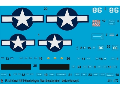 Corsair F4u-1d Major Boyington "black Sheep Squadron" - image 1