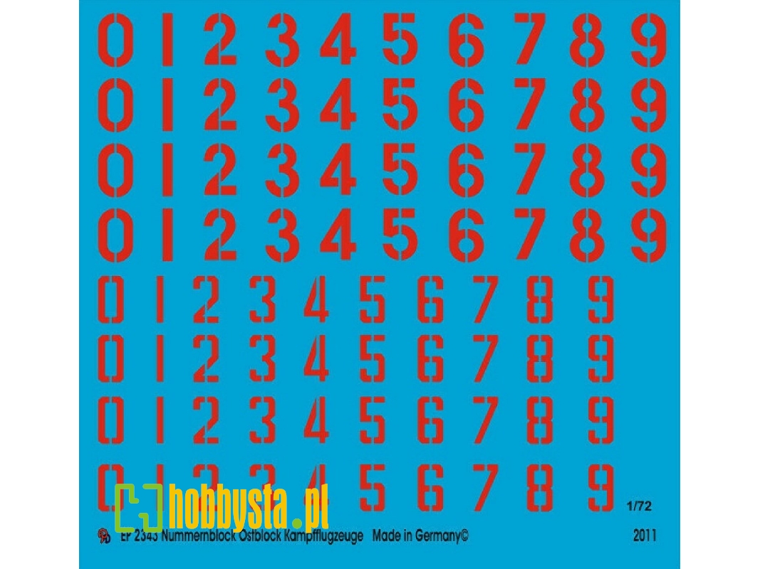 Numbers Easter Block Planes - image 1
