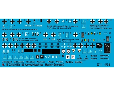 Sd. Fz 165 Hummel Gun Markings - image 1