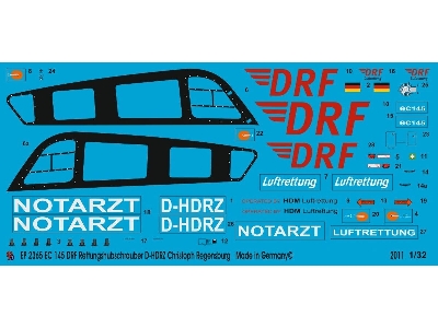Ec 145 Rescue Helicopter Of The Drf D-hdrz Chr. Regensburg - image 1