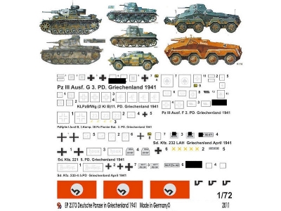 German Tank Markings In Greece 1941 - image 1