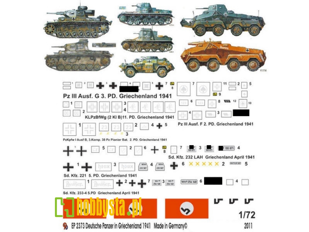 German Tank Markings In Greece 1941 - image 1