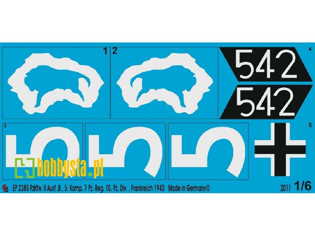 Panzer Ii Ausf B 5. Komp. 7. Pz. Reg. 10. Pz. Div. France 1940 - image 1