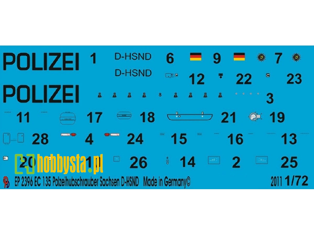 Ec 135 Police Helicopter Sachsen D-hsnd - image 1