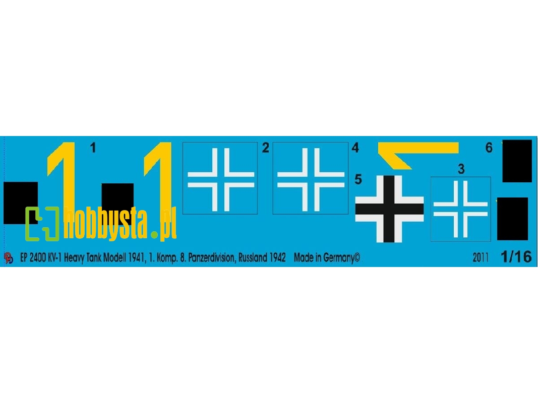 Kv-1 Heavy Tank Model 1941, 1. Komp. 8. Tank Division, Russia 1942 - image 1