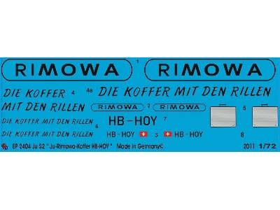 Ju 52 "rimowa - Koffer" - image 1