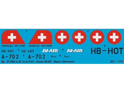 Ju 52 Ju-air-com Dessau Hb-hot - image 1