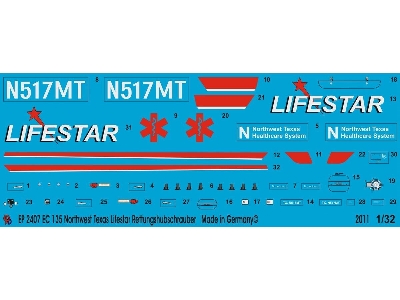 Ec 135 Northwest Texas Lifestar Rescue Helicopter - image 1