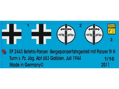 Command Tank Panther/Panzer Iv Hybrid S. Pz. Jäg Abt 653 Galicia - image 1