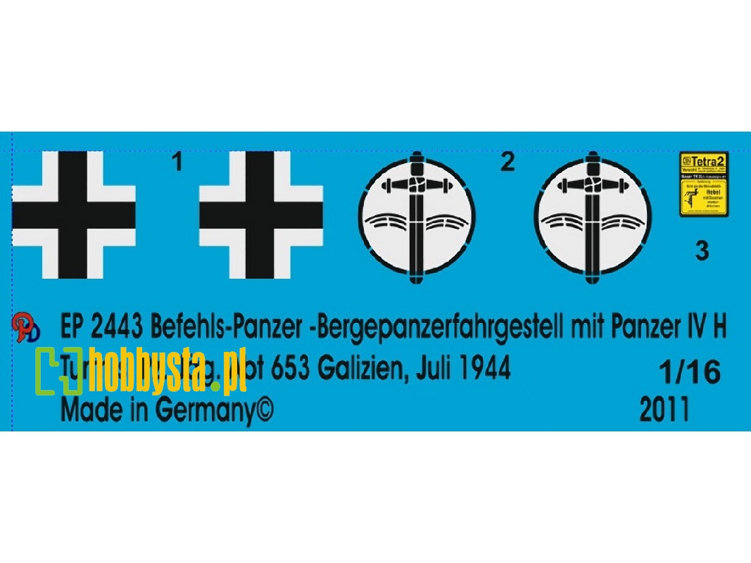 Command Tank Panther/Panzer Iv Hybrid S. Pz. Jäg Abt 653 Galicia - image 1