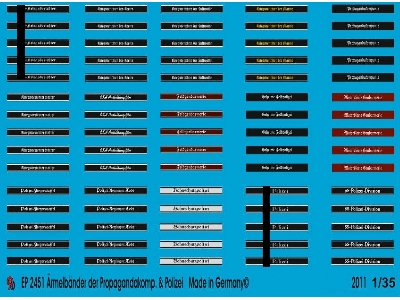 Cuff Titles Of Propaganda Company And Police - image 1