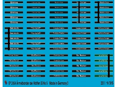 Cuff Titles Of The Waffen Ss No. 5 - image 1