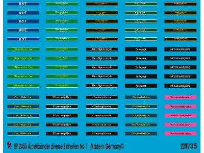Cuff Titles Of Different Units No. 1 - image 1