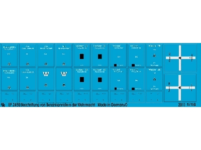 Markings For German Jerry Cans Of Wehrmacht, Luftwaffe, Ss - image 1