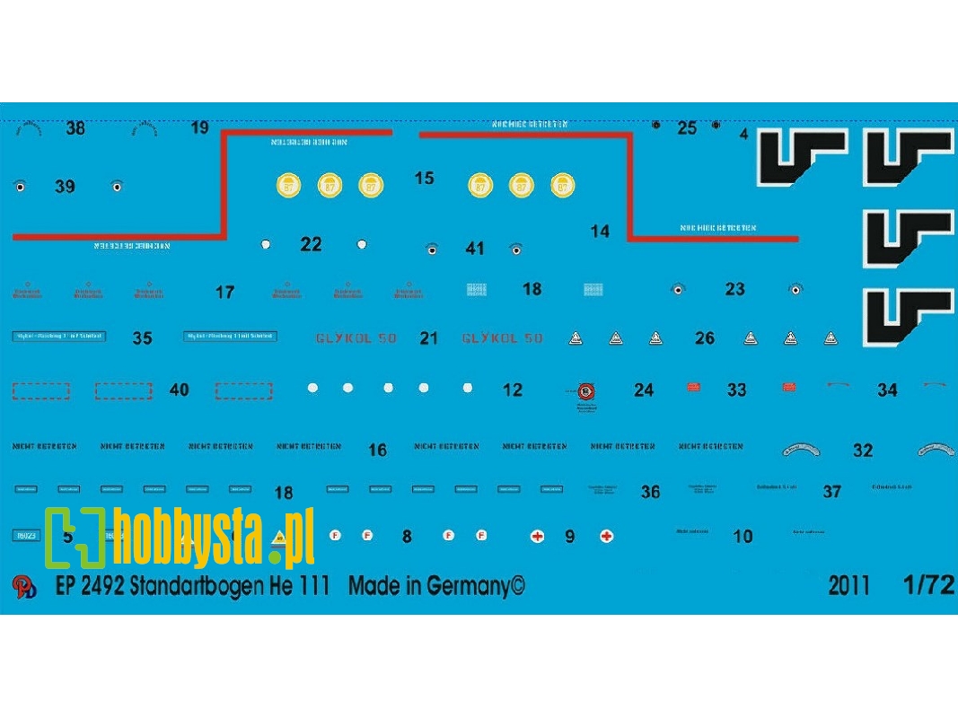 Standard Stencils He 111 - image 1