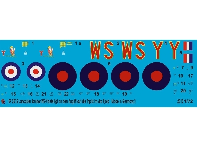 Lancaster Bomber Ws-y Tock Part In The Attack On The Tirpitz 1944 - image 1