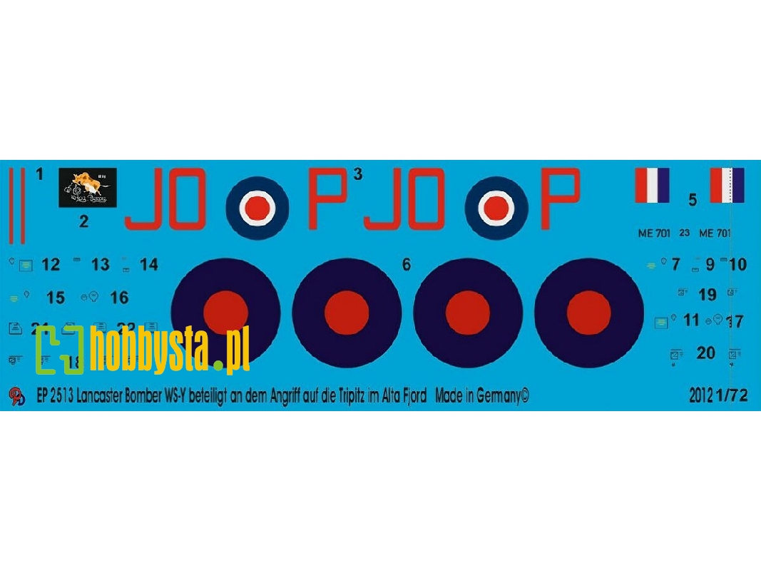 Lancaster Mk.I "whoa Bessie" Jo-p, Take Pictures Of The Attack On The Tirpitz - image 1