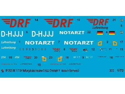 Bk 117 Drf Rescue Helicopter D-hjjj Christoph 9 - image 1