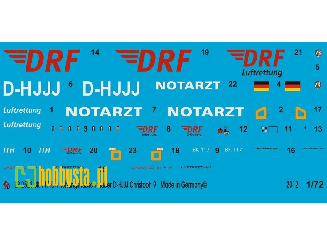 Bk 117 Drf Rescue Helicopter D-hjjj Christoph 9 - image 1