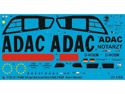 Ec 135 Adac Rescue Helicopter Fulda-clinic 2010 D-hoem - image 1